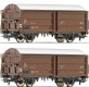 67122 Roco Set of 2 sliding wall freight cars